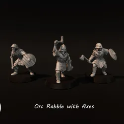 Orc Rabble with Axe and Shield