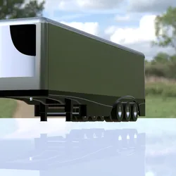 Refrigerated semi-trailer for RC 1:14