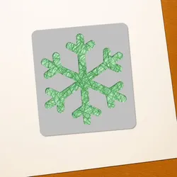 Snowflake Drawing Stencils – 3D Printable Tools for Artists
