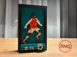 Thierry Henry Pixel Art – Arsenal Legend - Free 3D Print Model