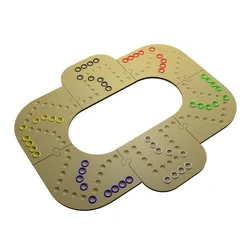 Tock / Dog / Keezen - 6 Player and Multi Color Material compatible