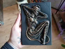 Wallart HR Giger - Free 3D Print Model