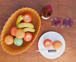 Wine and fruits  3D model