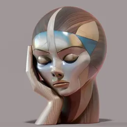 Woman Resting Bust