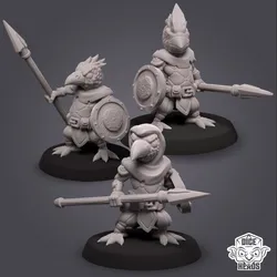 Bird Infantry (25mm 6x variants) (pre-supported included)
