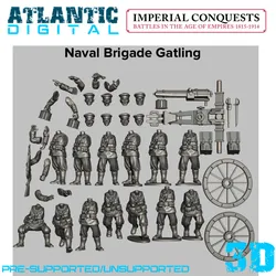 British Naval Brigade Gatling