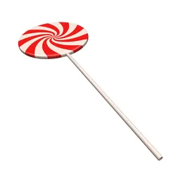 Candy lollipop on stick Low-poly 3D model