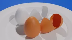 Chicken Eggs 3D model