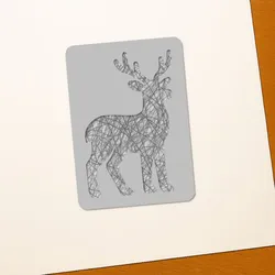 Deer Drawing Stencils – 3D Printable Tools for Artists