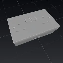 Double gang switch socket