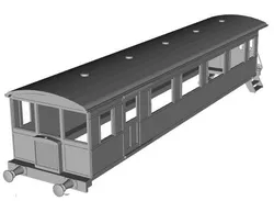 Drewry motor coach 1/100 scale