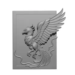 Elegant Phoenix Wall