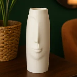 Face Silhouette Vase – Minimalist Abstract Design