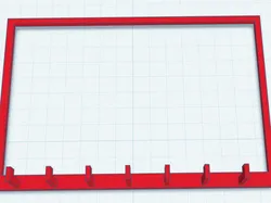 FRAME FOR 4-PLACE LIVING NOW PLATE-CORNICE PER PLA - Free 3D Print Model