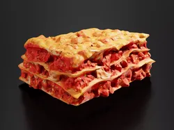 lasagna Low-poly 3D model