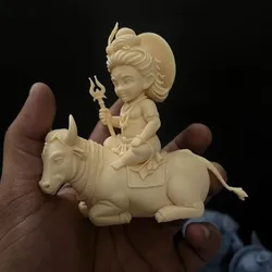 Lord Shiva Chibi Style Sitting on Nandi Cow | 3D Printable STL File | FDM & Resin Ready