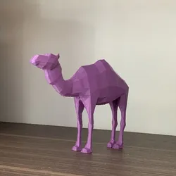 Low poly Dromedary Camel