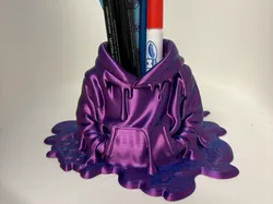 Melting Hoodie Pen pot  - Free 3D Print Model