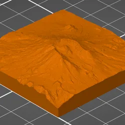 Mount St Helens Scale Model