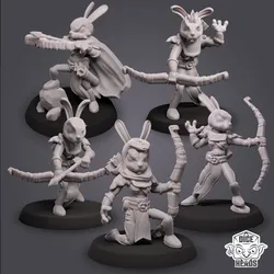 Rabbit Rangers (25mm 5x variants) (pre-supported included)