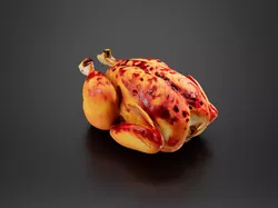 roasted turkey Low-poly 3D model