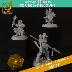 RPG - DnD Hero Characters - Titans of Adventure Set 38