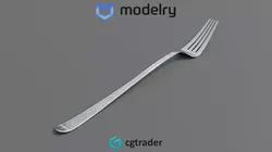 Salad Fork 3D model