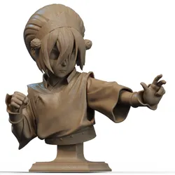 Toph Bust 3D Print
