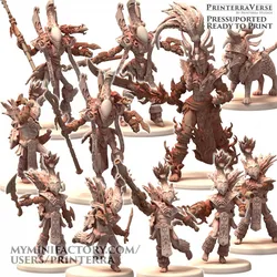 026 EXILED Bigger Tribal Elder Space Forest Elves and Their Robot and Burning Avatar