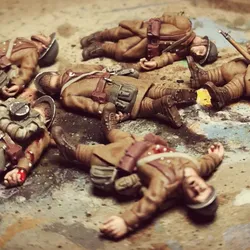 28mm french casualties and dead soldiers
