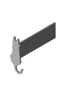 Cat Bookmark 2.stl