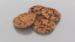 Cookie Low-poly 3D model