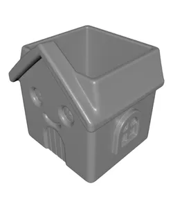 Cute House Planter and Organizer 3D Print File