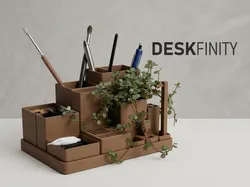 DESKFINITY your personalized deskorganizer - Free 3D Print Model