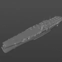 Digital model of the aircraft carrier "Flying Dragon"