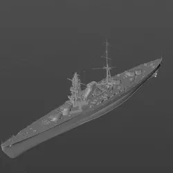 Digital model of the battleship "Eagle"