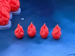 Everdell Silverfrost Fire Token - Free 3D Print Model
