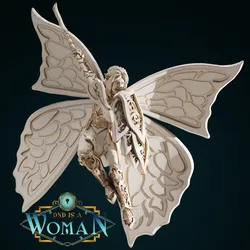 Fairy Paladin - Lavender - 28/32mm and 75mm