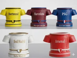 Football club jerseys  - Free 3D Print Model