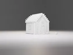 Ginger bread house 3D model
