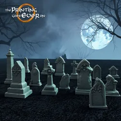 Gothic Gravestones - Supportless Cemetery Terrain