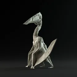 Hatzegopteryx standing 1-35 scale pre-supported pterosaur