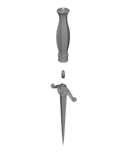 Ivory Royal Stiletto Dagger