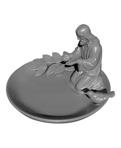 Jesus Rosary Jewelry Tray STL – Christian Vanity Decor & Prayer Holder