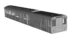 LNWR Siemens motor coach (AC modified- alternative2) 1/76 scale