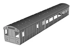 LNWR Siemens motor coach (modified prior to AC conv) 1/76 scale
