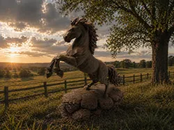Majestic Rearing Horse - Free 3D Print Model
