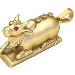 Nandi gold pendant   3D printable model