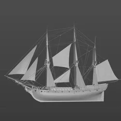 [Naval Action] Rattlesnake digital model