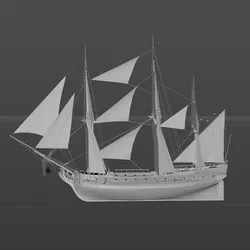 [Naval Action] Renommee sailboat digital model